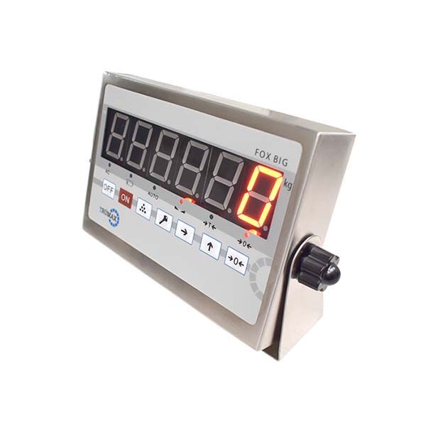 Indicador de peso en acero inóxidable Fox Big - Trumax