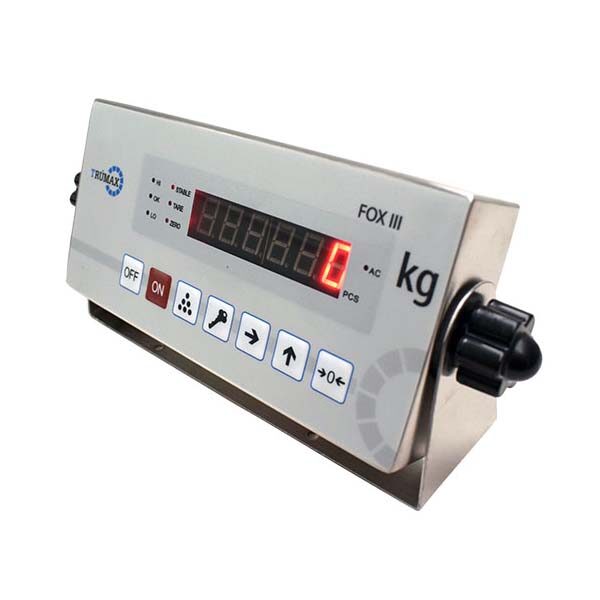 Indicador de peso en acero inóxidable Fox III - Trumax